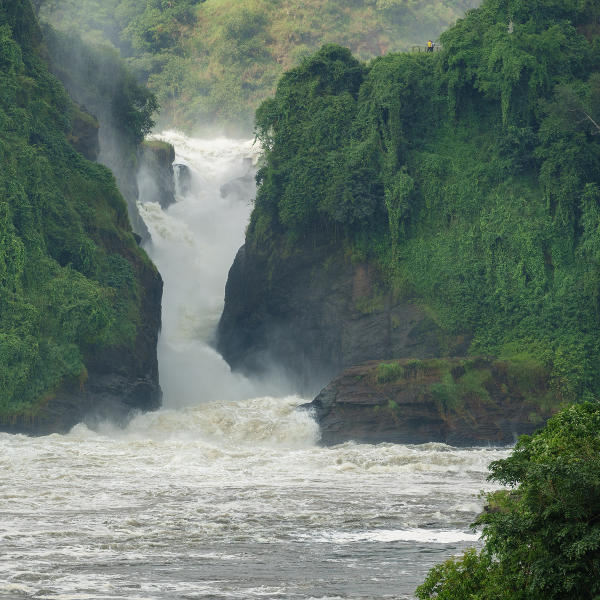 Central African Republic waterfall greenery