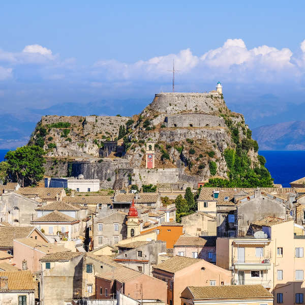 Corfu ancient landmarks