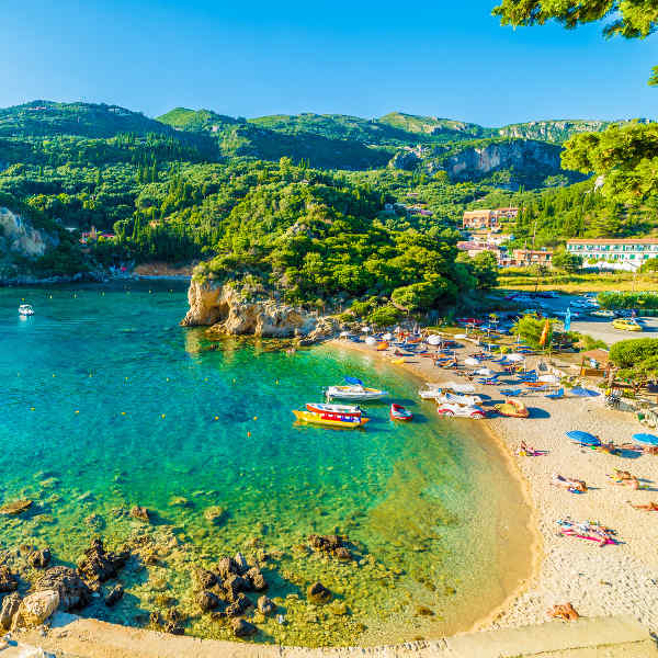 Corfu exotic beaches
