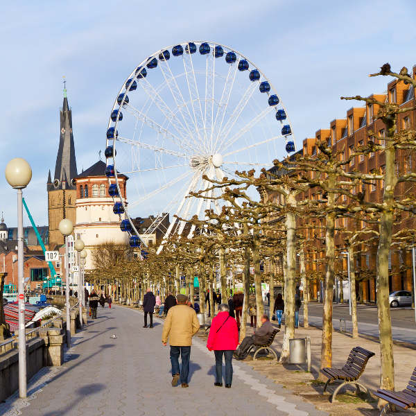 Düsseldorf dusseldorf old town and landmarks