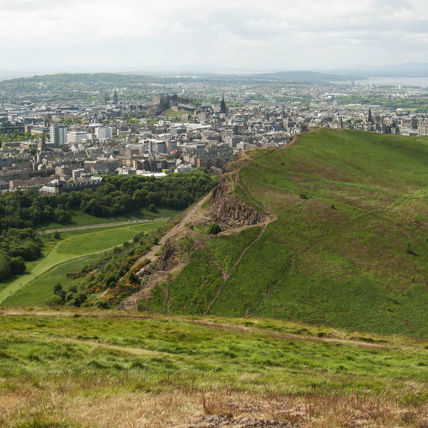Edinburgh View from Arthurs Seat Edinburgh