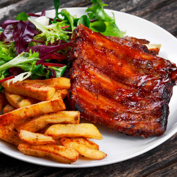 Gladstone Marinated Ribs With Chips