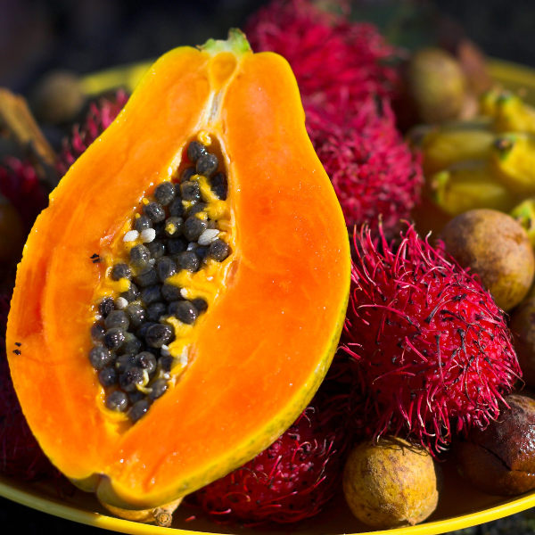Honolulu paw paw pink fruit