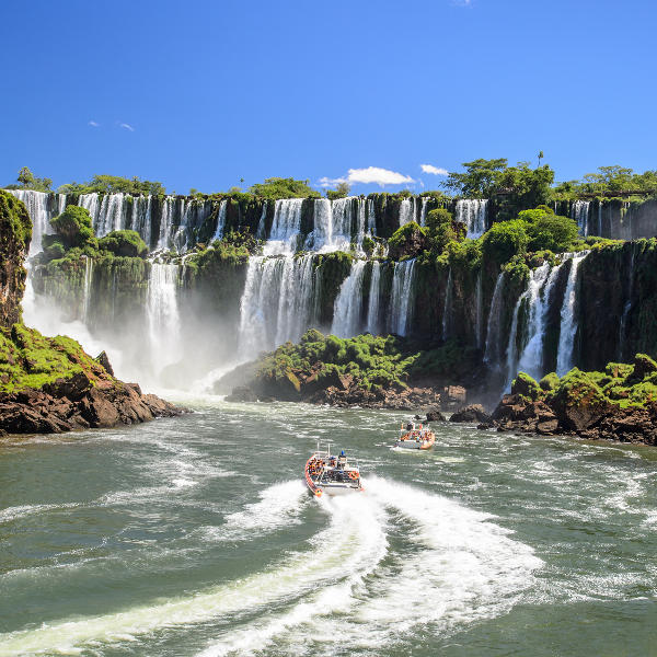 Iguassu Falls iguassa falls boat adventure