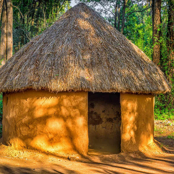 Kenya traditional hut