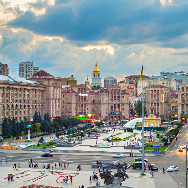 Kiev Maidan Nezalezhnosti Square