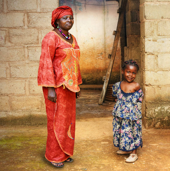Lomé Lome Mother and Child Smiling