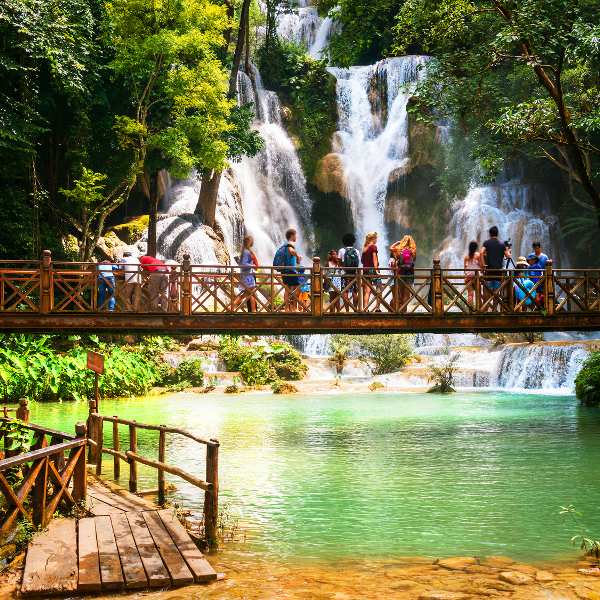 Luang Prabang Kuang Si Falls Luang Prabang