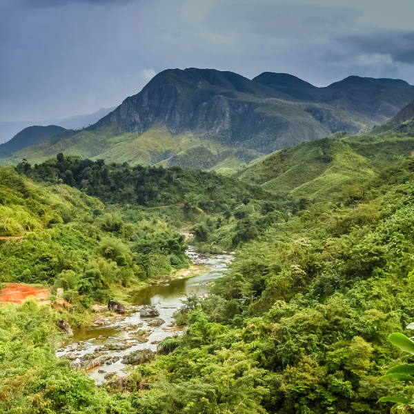 Madagascar mountain river
