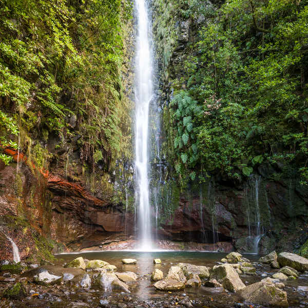 Madeira hiking-waterfall-madeira