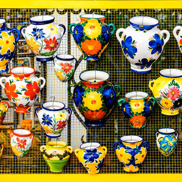 Málaga colourful ceramic art