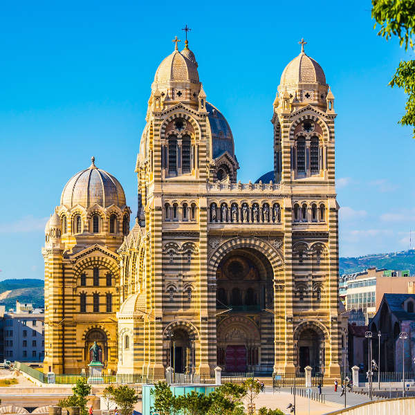 Marseille marseille cathedral view