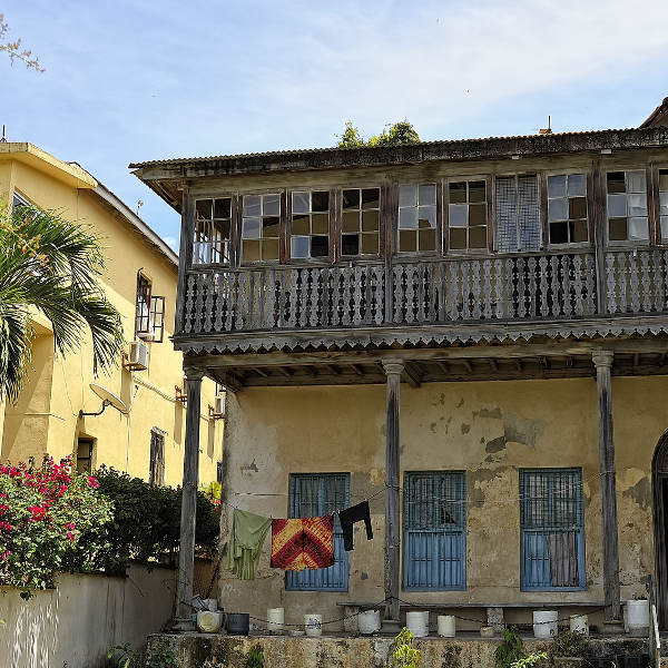 Mombasa old dilapidated building