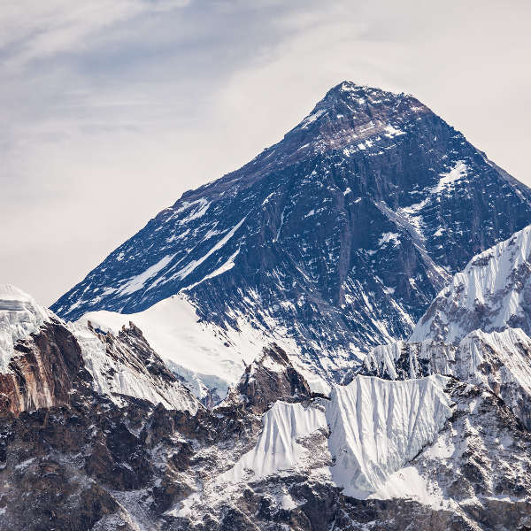 Nepal snow-capped mountains
