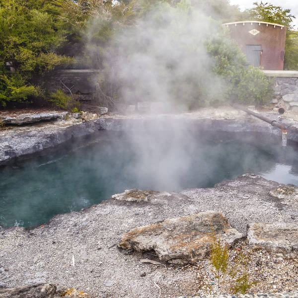 New Zealand hot springs