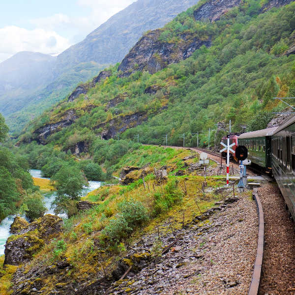 Norway railway mountain