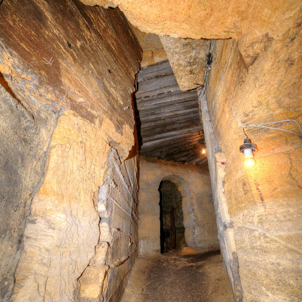 Odessa clay coloured tunnels