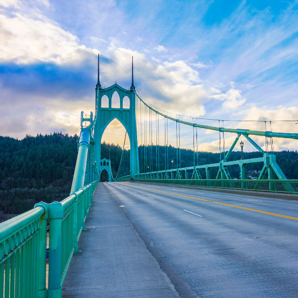 Portland St John's Bridge Portland