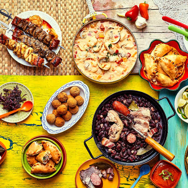 Porto Alegre Portuguese dishes fish pastry