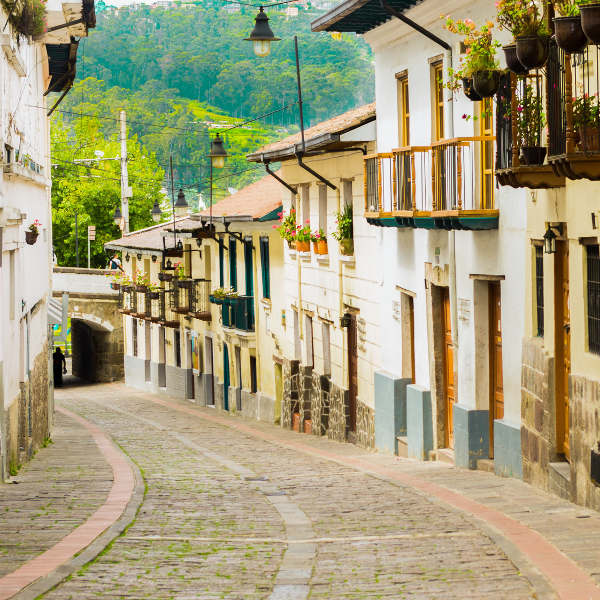 Quito quito old town street