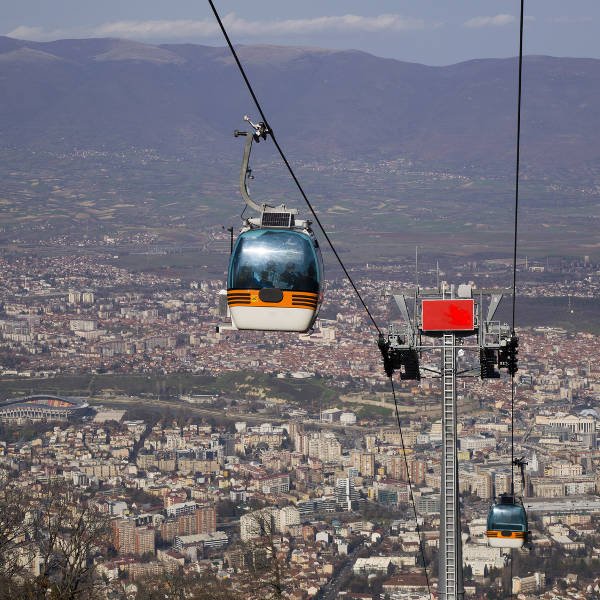 Skopje Cable Car over Skopje
