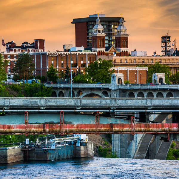 Spokane downtown