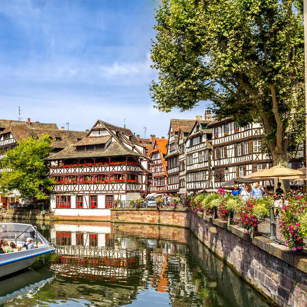 Strasbourg strasbourg restaurants besides river