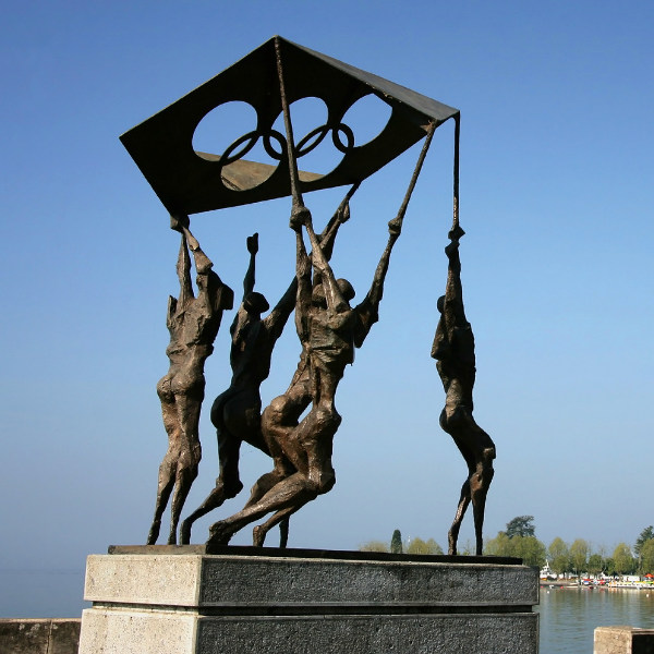 Switzerland statue olympics