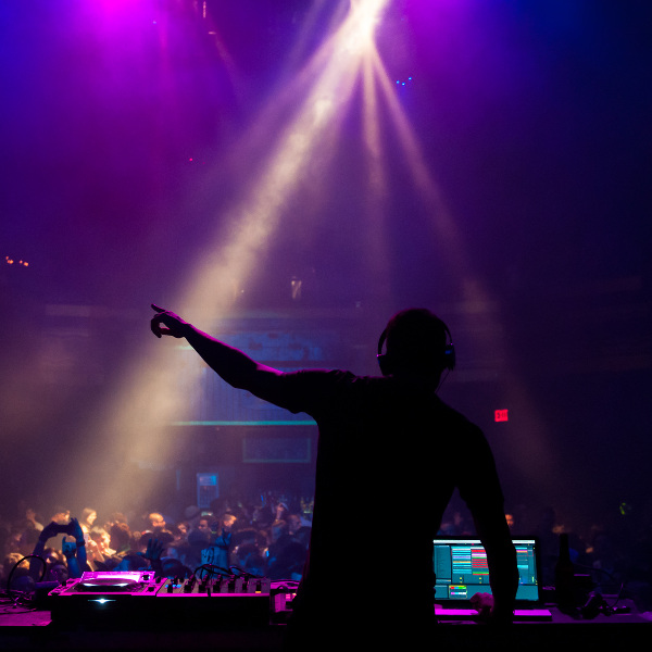Tbilisi purple light dj