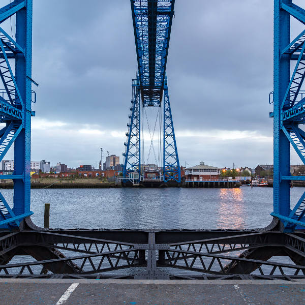Teesside teesside transporter bridge river tees