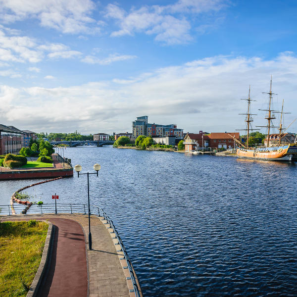 Teesside teesside river tees stockton