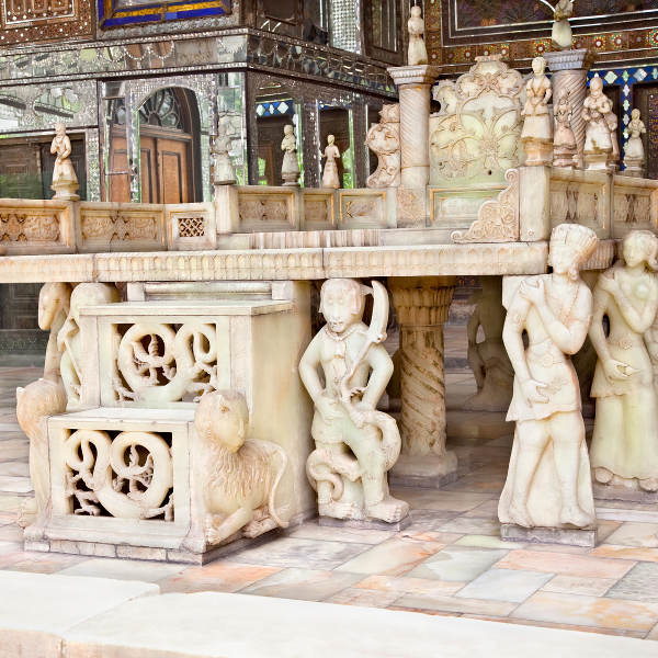 Tehran Sculptures at Golestan Palace Tehran