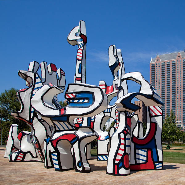 Texas Colourful Sculpture Dallas Texas
