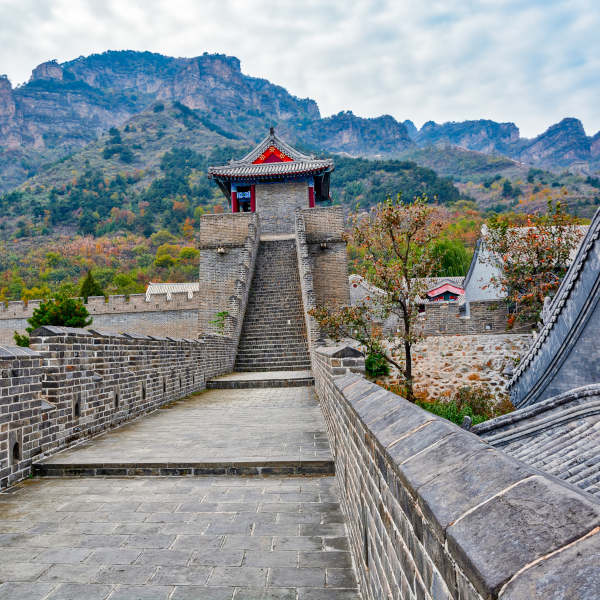 Tianjin The Great Wall of China at Huangya Pass in Tianjin