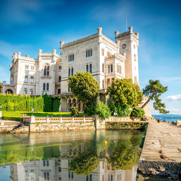 Trieste trieste miramare castle gulf of trieste