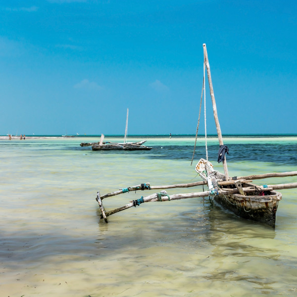 Ukunda beach boat