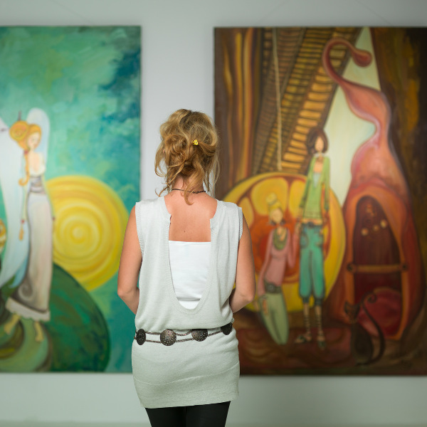 Wausau lady in gallery