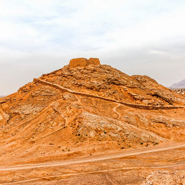 Yazd yazd towers of silence