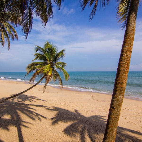 Lagos Elegushi Beach Lagos Nigeria with golden sands and ocean waves
