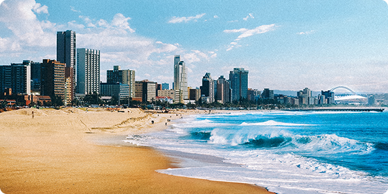 Beaches in Durban